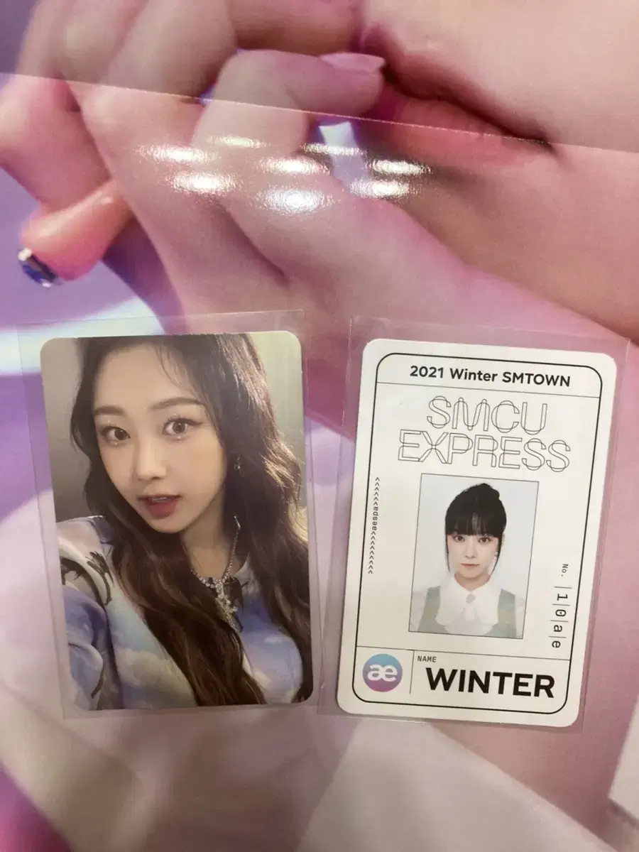 SM Town WinterGisellePhotocard+Winter Poster