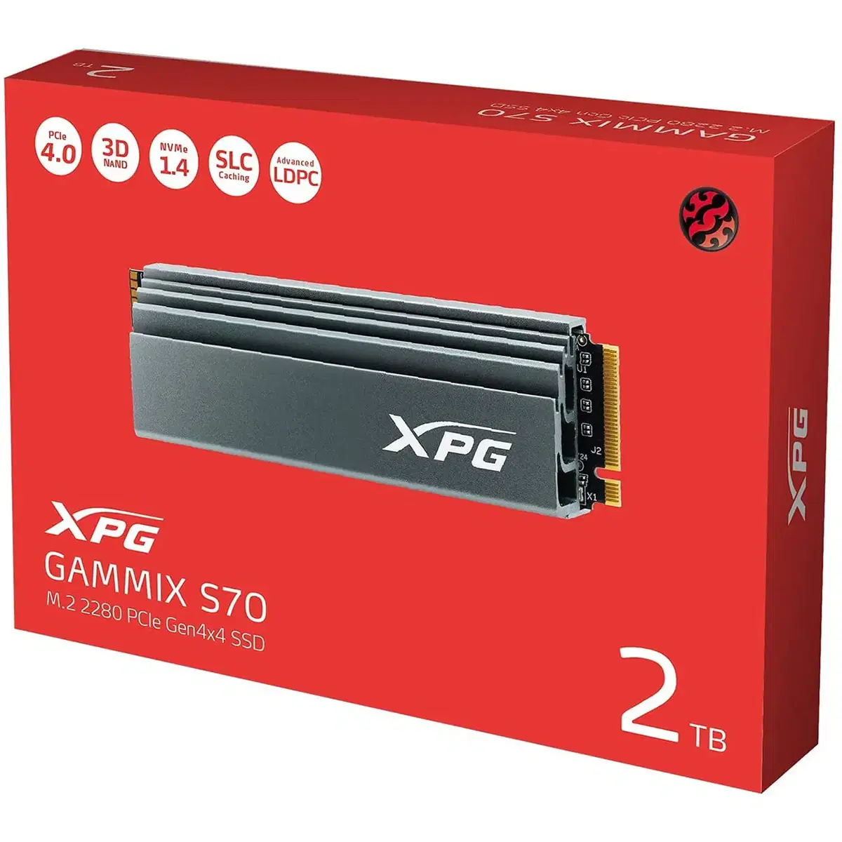 ADATA 게이밍 SSD 2TB GAMMIX S70 M.2 NVMe