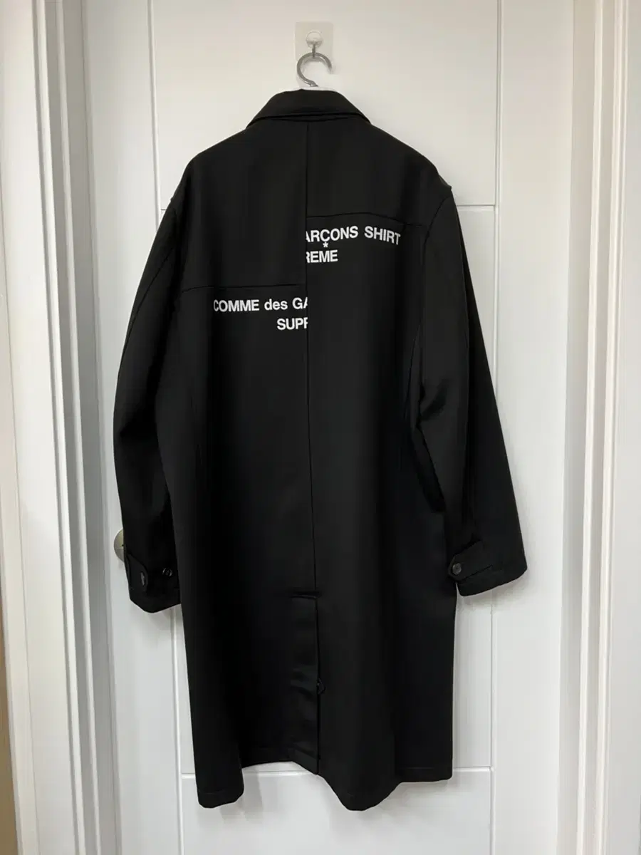 Supreme Comme des Garçons Song Wool Overcoat 18FW