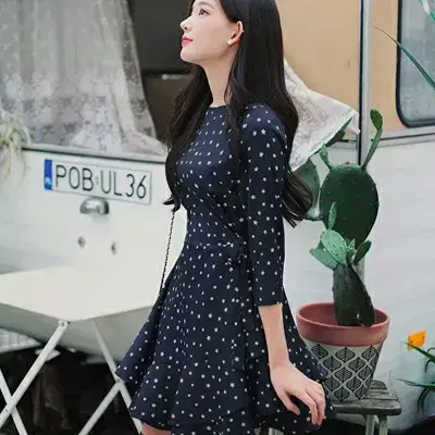 밀크코코아 bling star dress