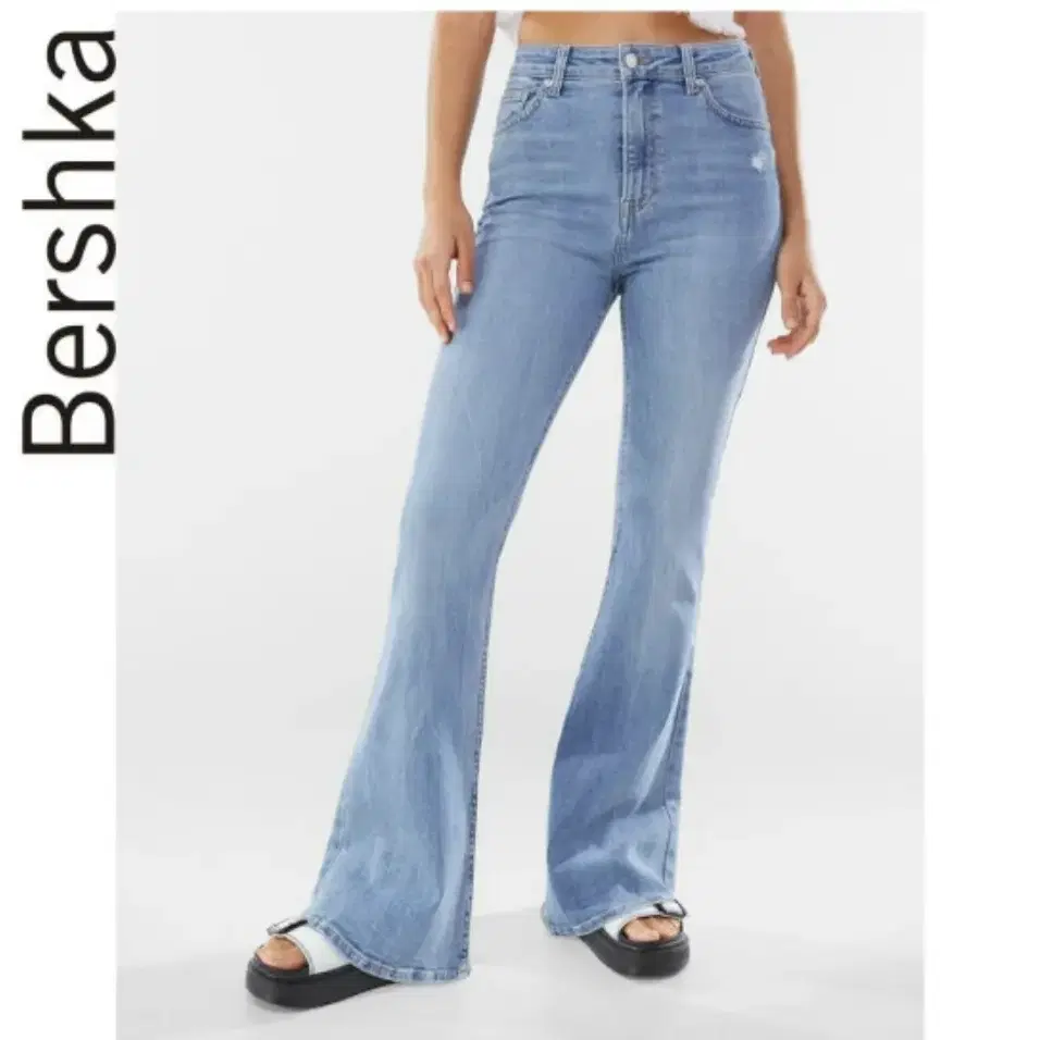 버쉬카 Bershka 플레어 부츠컷 데님진