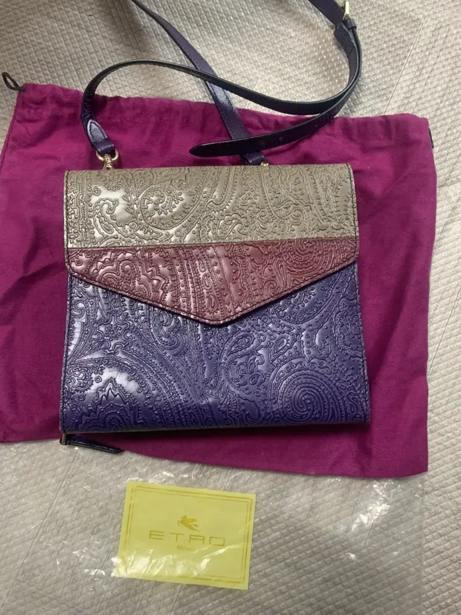 Etro Leather Crossbody Bag