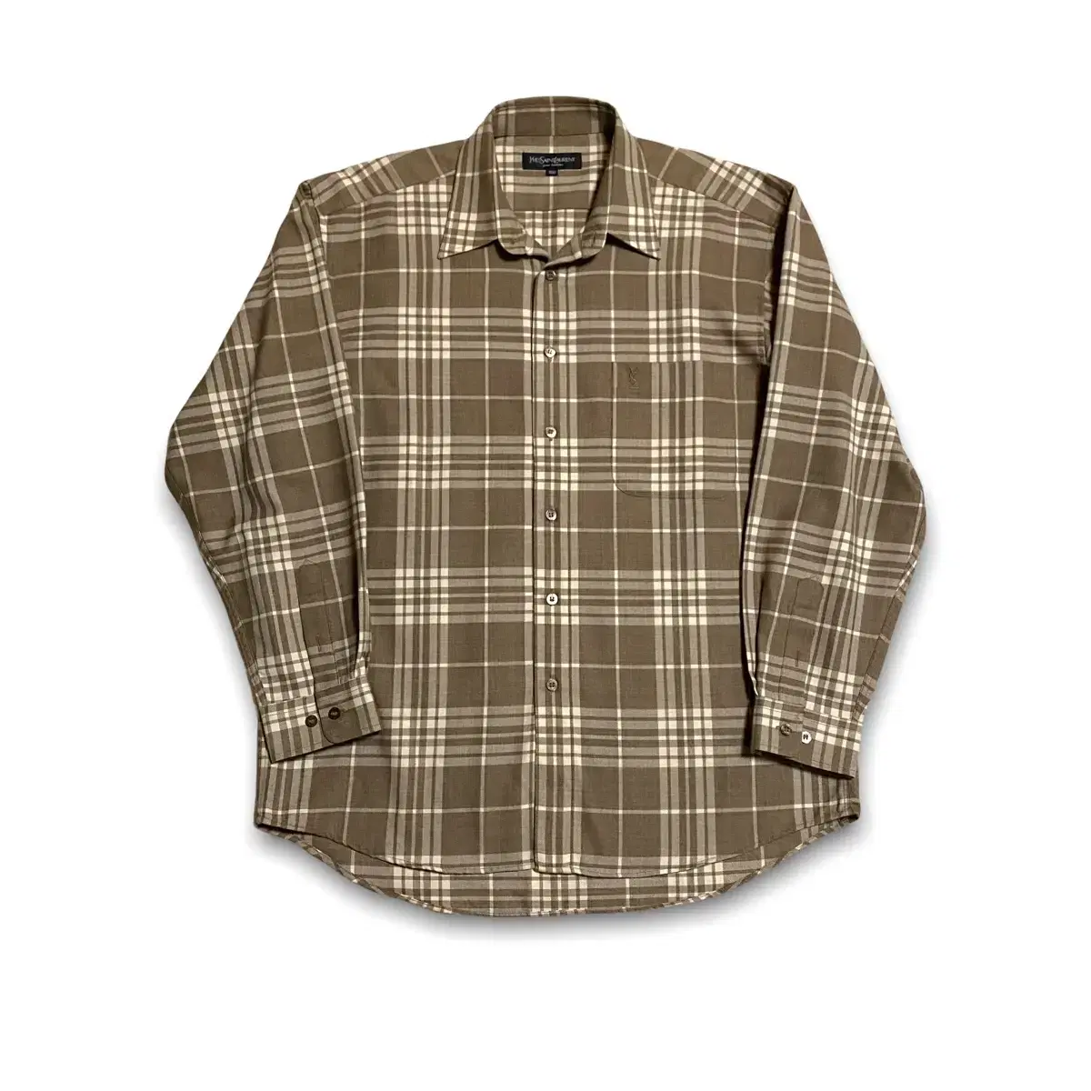 Genuine flannel check Southern shirt by Yves Saint Laurent