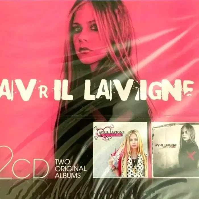 Avril lavigne 에이브릴 라빈 희귀 2X CD 박스.미개봉!