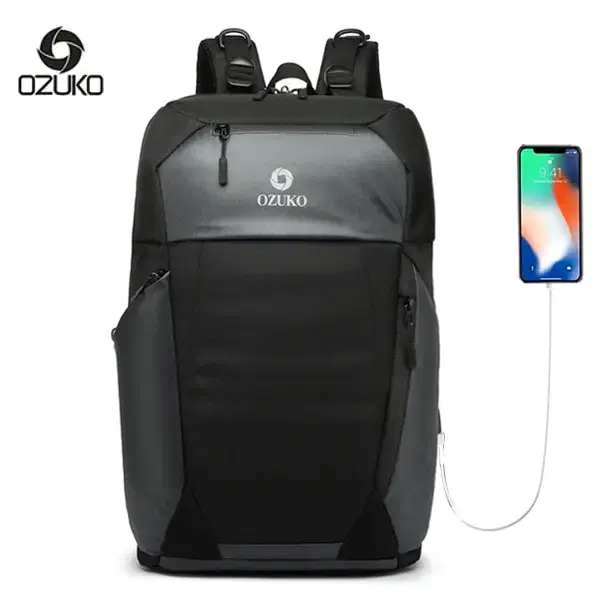 (Genuine) College Backpack/Work Backpack/USB Backpack OZUKO Backpack 10 3color