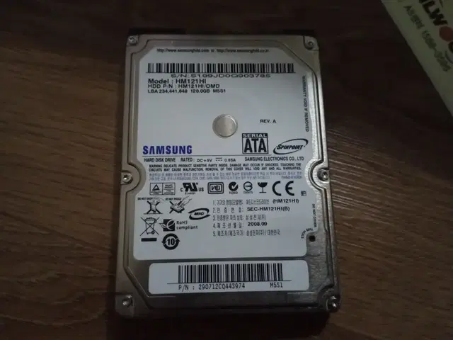 HDD 120GB