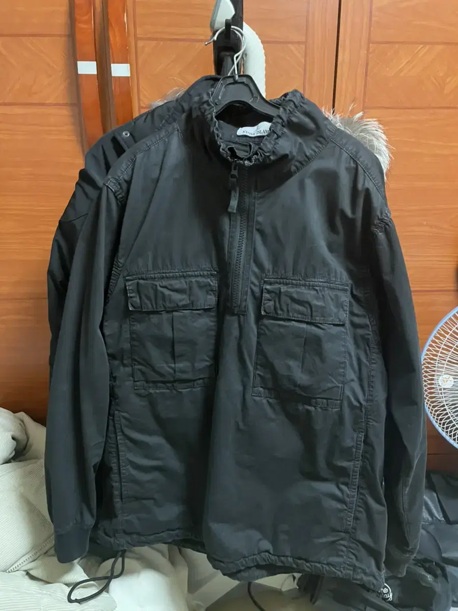 Stone Island Anorak Black L