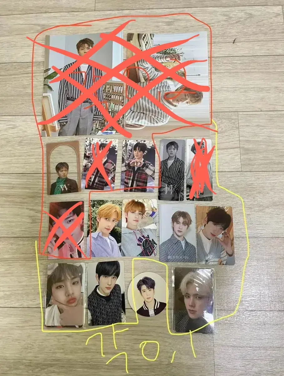 Infinite nct drippin Photocard