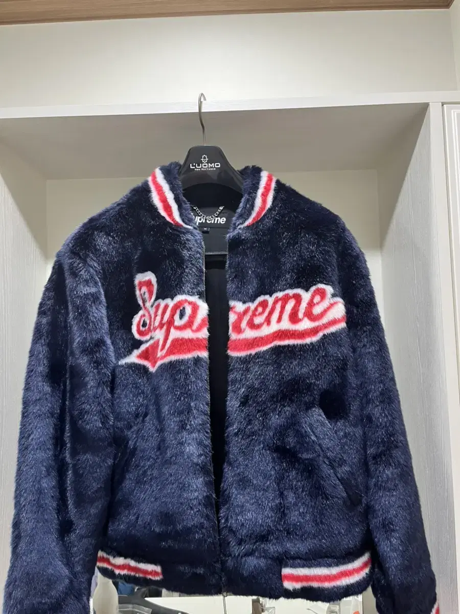 [M] 슈프림 바시티 퍼자켓 20SS supreme faux fur