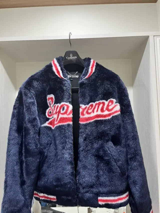 [M] 슈프림 바시티 퍼자켓 20SS supreme faux fur