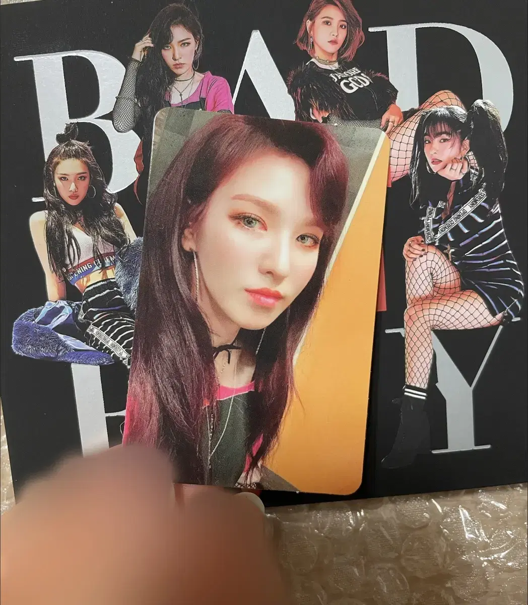 Shipping Included red velvet wendy photocard ConditionExcellent BAD BOY BAD BOY BATBOY PHOTOCARD