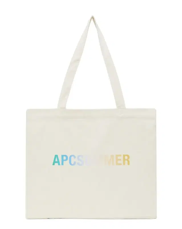 A.P.C. SUMMER 로고 네추럴 공용 에코백 아이보리 새상품