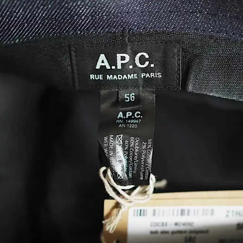 A.P.C. 데님 버킷햇 정품 새상품