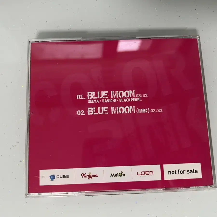 컬러핑크(씨야/다비치/블랙펄) BLUE MOON CD 앨범