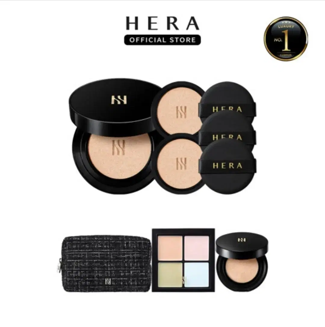 [HERA] Black Cushion Deluxe 3 pcs (main product 15g + refill 15g*2)