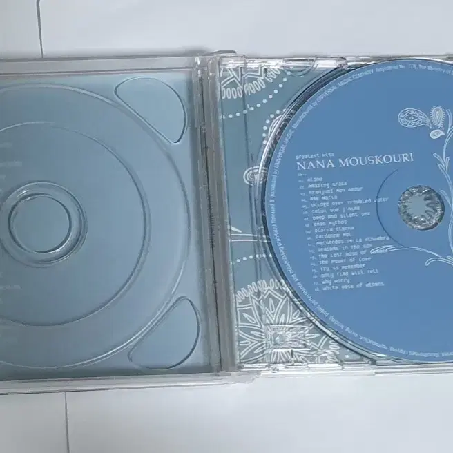 나나 무스쿠리 Greatest Hits 앨범 시디 CD