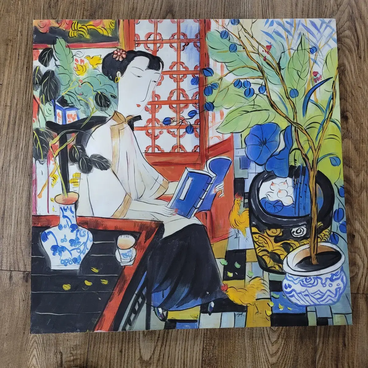 그림작품 무명화가의 유화 50cm X50cm 2작품