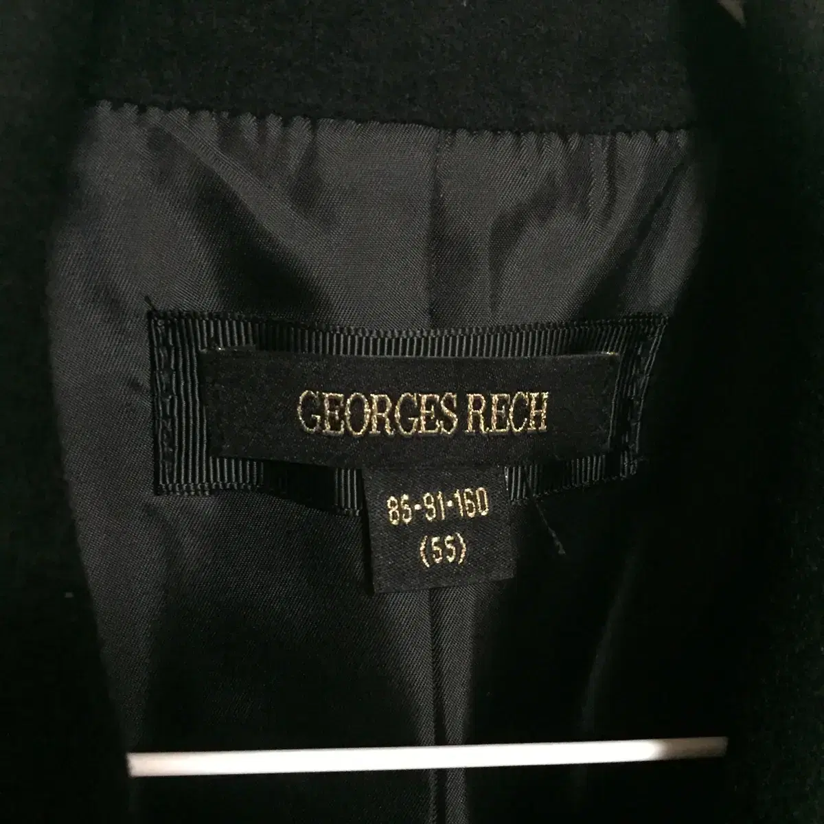 Georges Rech 블랙라벨 코트 55