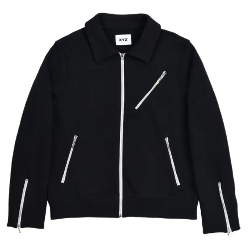 [Class A] xyz Zipper Jacket / Rider Jacket Leather Jacket Outerwear #언더 ...