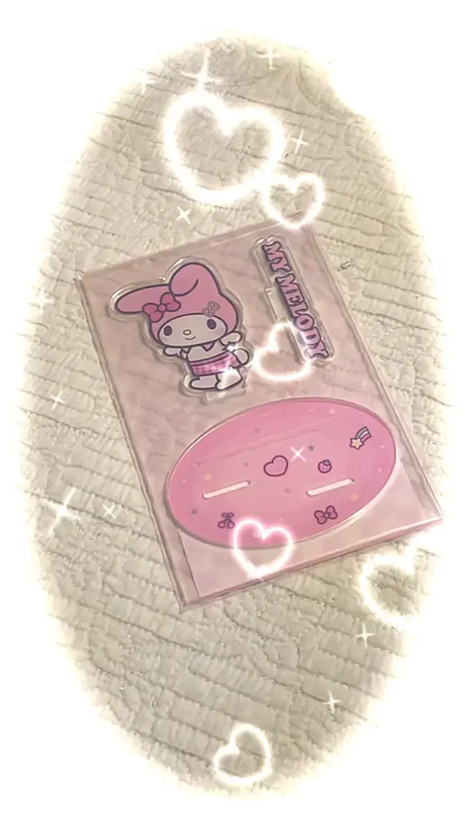 MyMelody photocard cradle