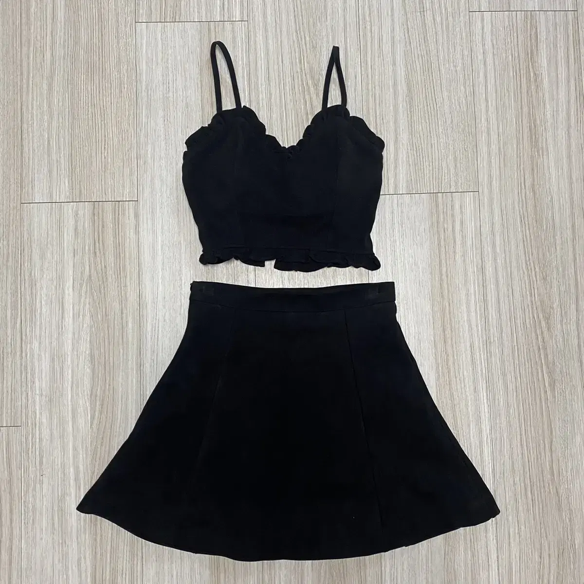 black two-piece