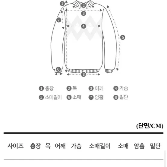 브랜디 소라색 브이넥 니트