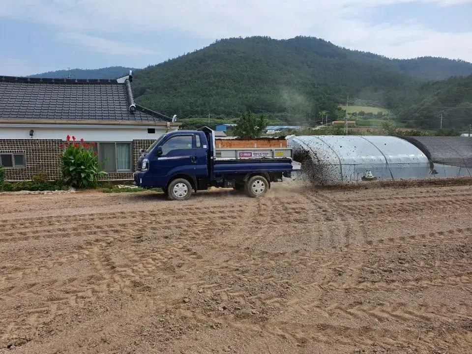 퇴비 살포기(전라남도 해남)