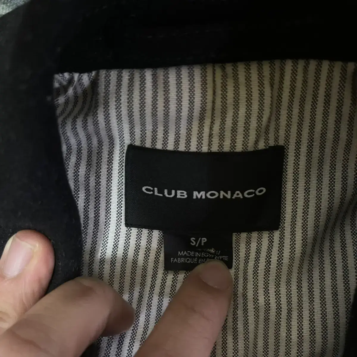 빈티지 CLUB MONACO 블랙피코트 S 빈티지코트 피코트 울코트