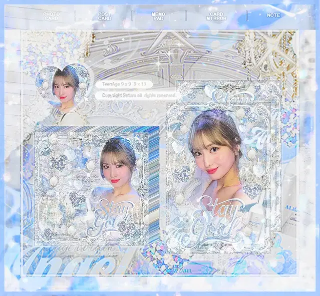 트와이스 모모 Frozen Party 엽서