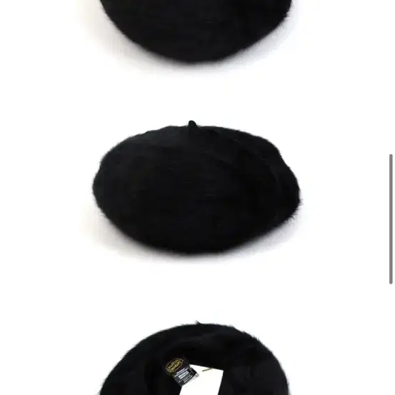 유니버셜케미스트리 Long Fur Black Beret 베레모