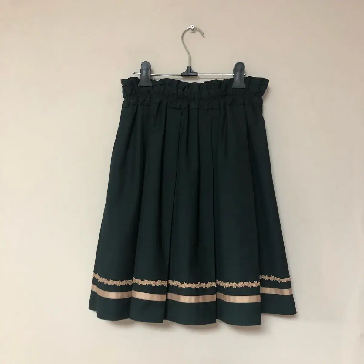 Vintage Axes Femme  green buckle skirt