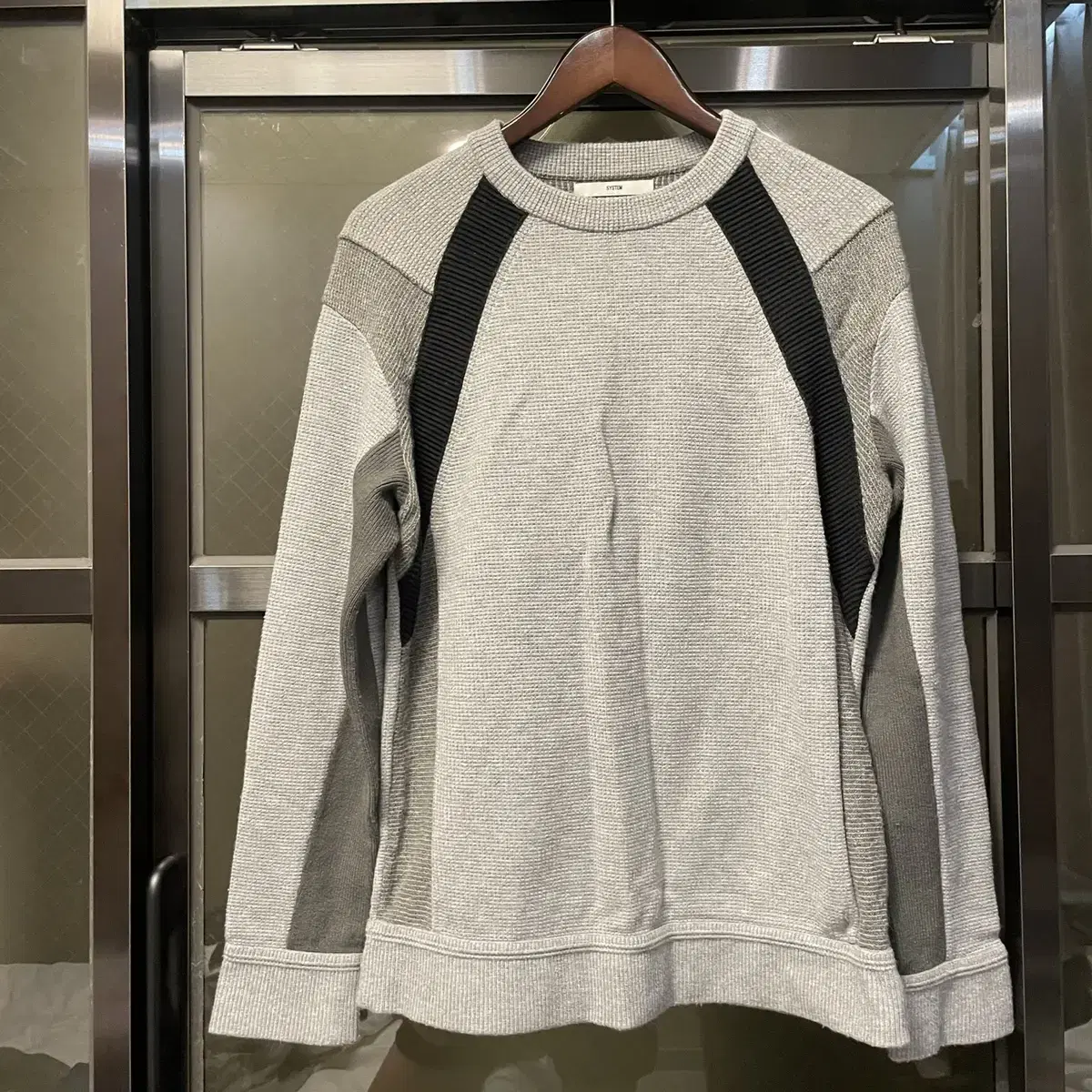 [L] System Homme Alpaca Minimalist Knit Sweater (100-105) J-008