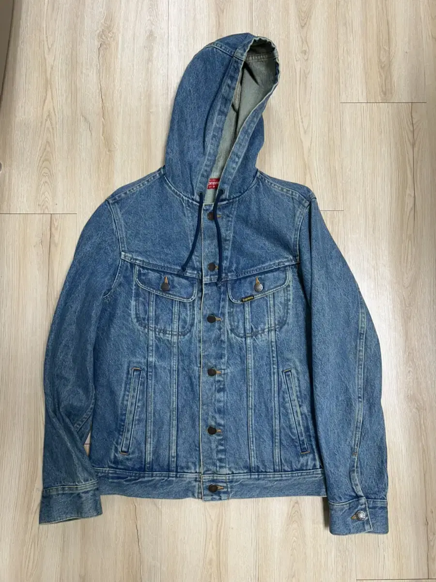 Supreme Hooded Jeans Jacket