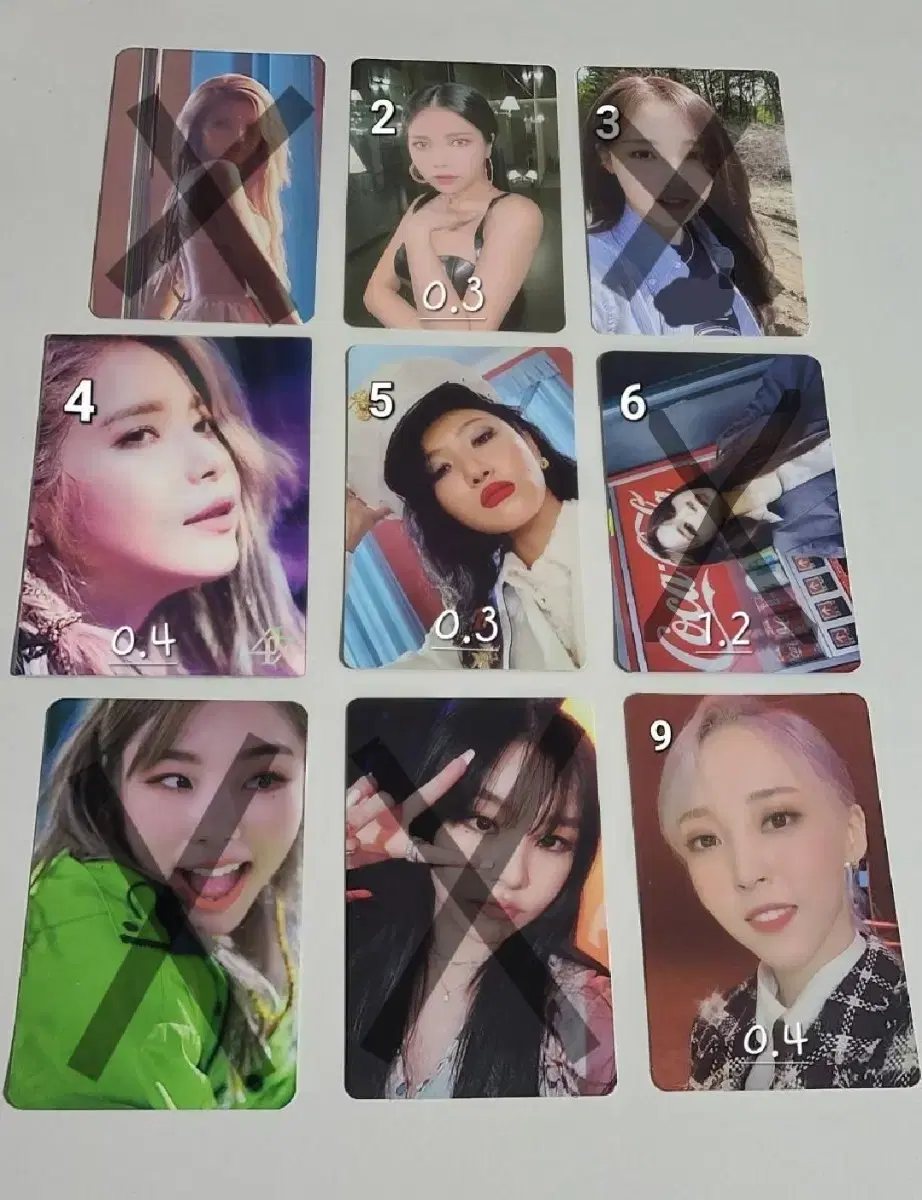 Mamamoo photocard lenticular wts hwasa moonbyul solar By Kola