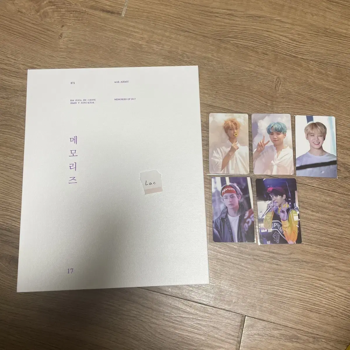 BTS Memories 2017 dvd DVD Namjoon Yoon Ki jimin Taehyung Jungkook Photocard