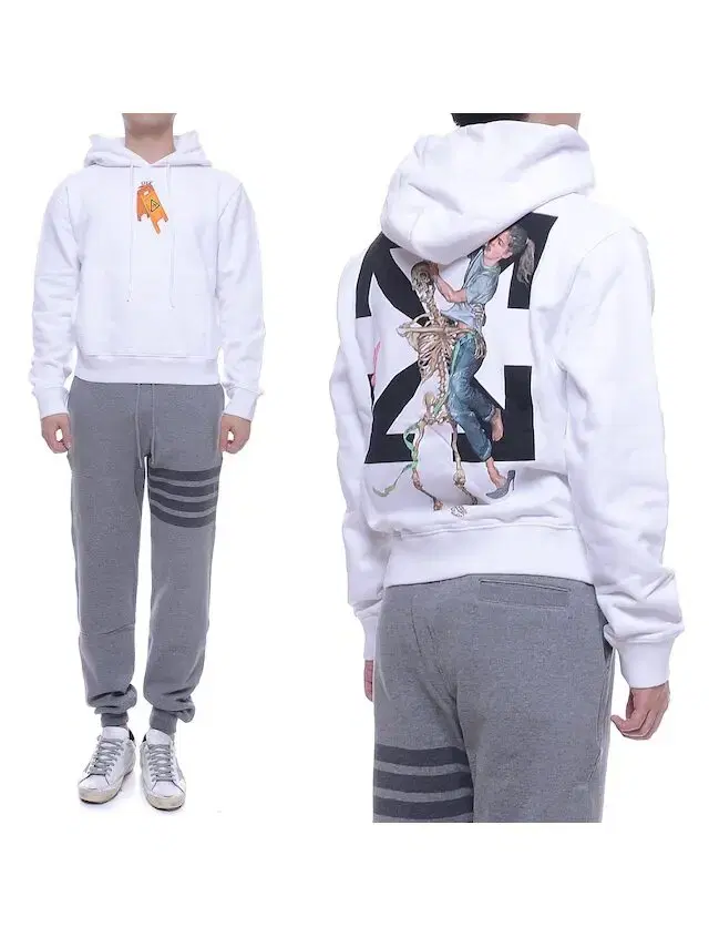 Men's Pascal Skeleton Hoodie [Off-White] for AW20 