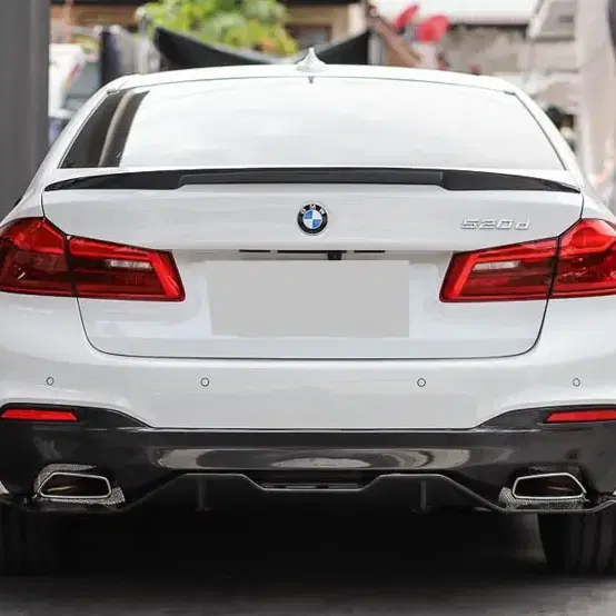 BMW 5시리즈 G30 루프 스포일러 글라스윙 블랙 카본 M5 F90