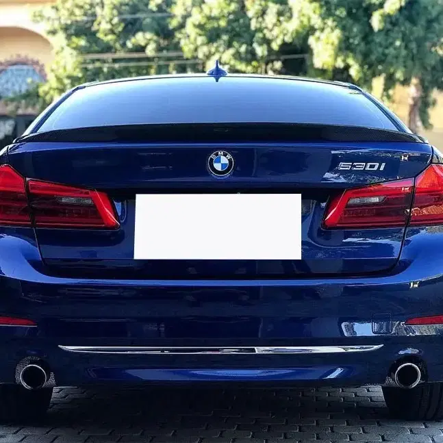 BMW 5시리즈 G30 루프 스포일러 글라스윙 블랙 카본 M5 F90