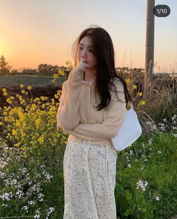 Ganassra Miel Miel Alpaca Round Kara Cardigan