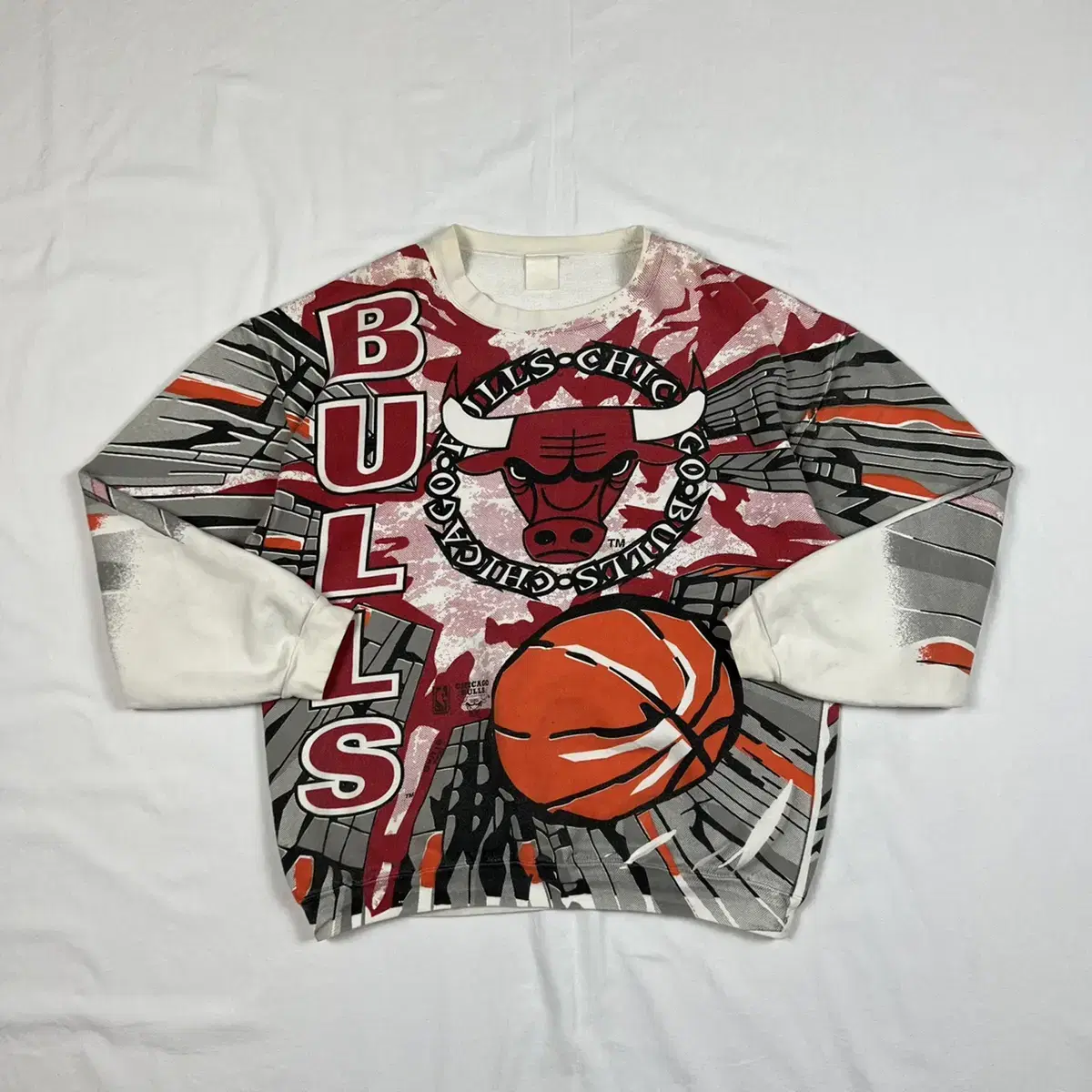 90s nba 시카고불스 chicago bulls 올프린트 맨투맨