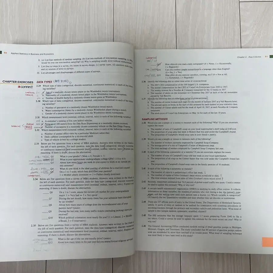 경영통계 6판 Applied Statics in business 