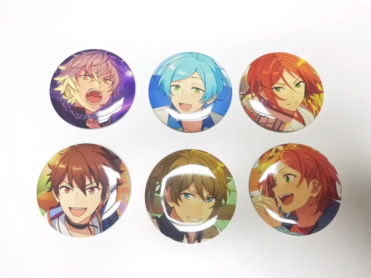 Angsta Badge wts (Koga,Hinata,Yuuta,Midori,Chiaki)