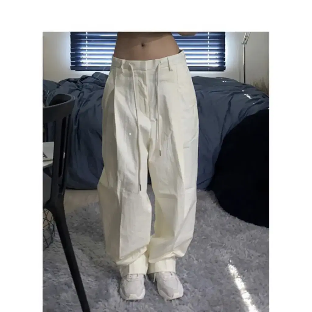 샤케 unisex string cotton pants