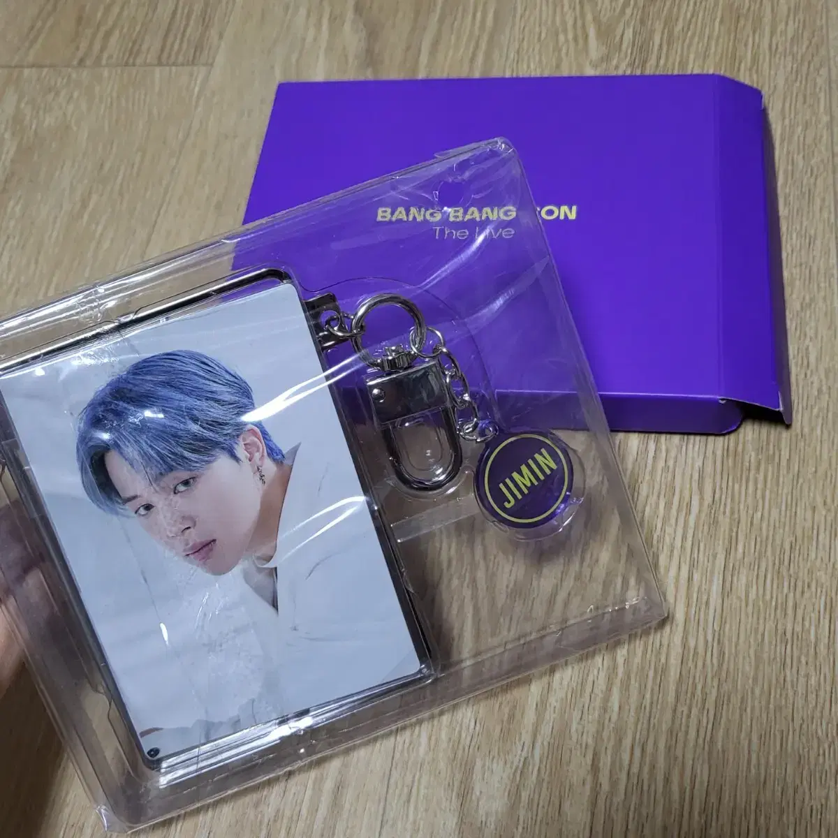 (Price Reduced)Bangtan BTS Bangtan Cone photocard Holder keyring jimin (New unused)