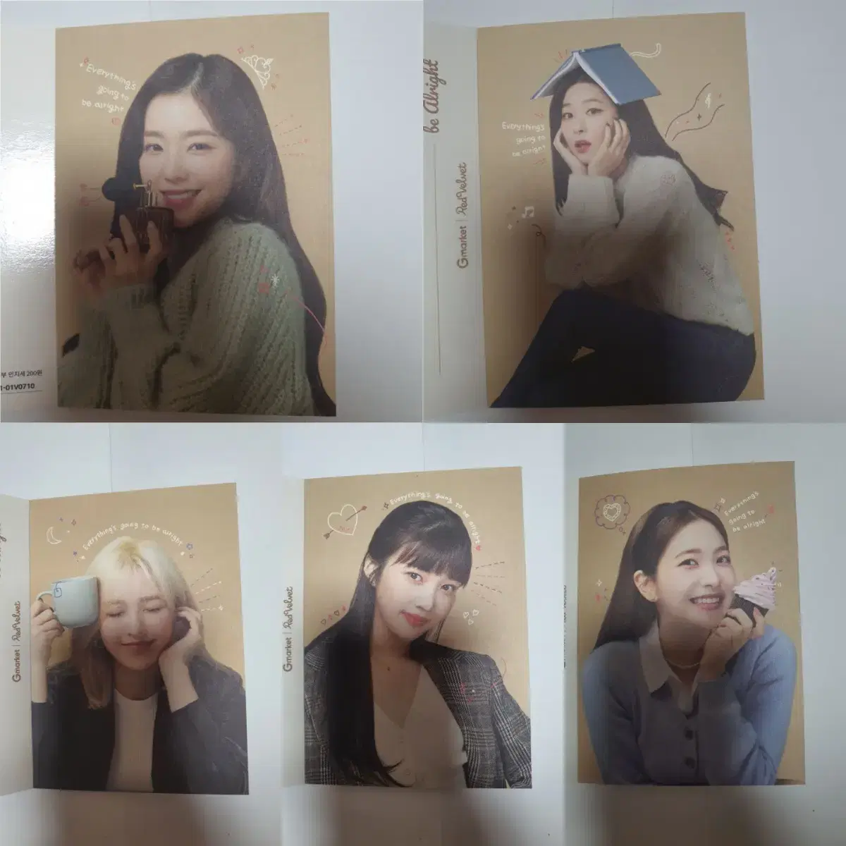 Red Velvet Gmarket Exclusive photocard Gift Card Photo Card postcard irene seulgi Jo