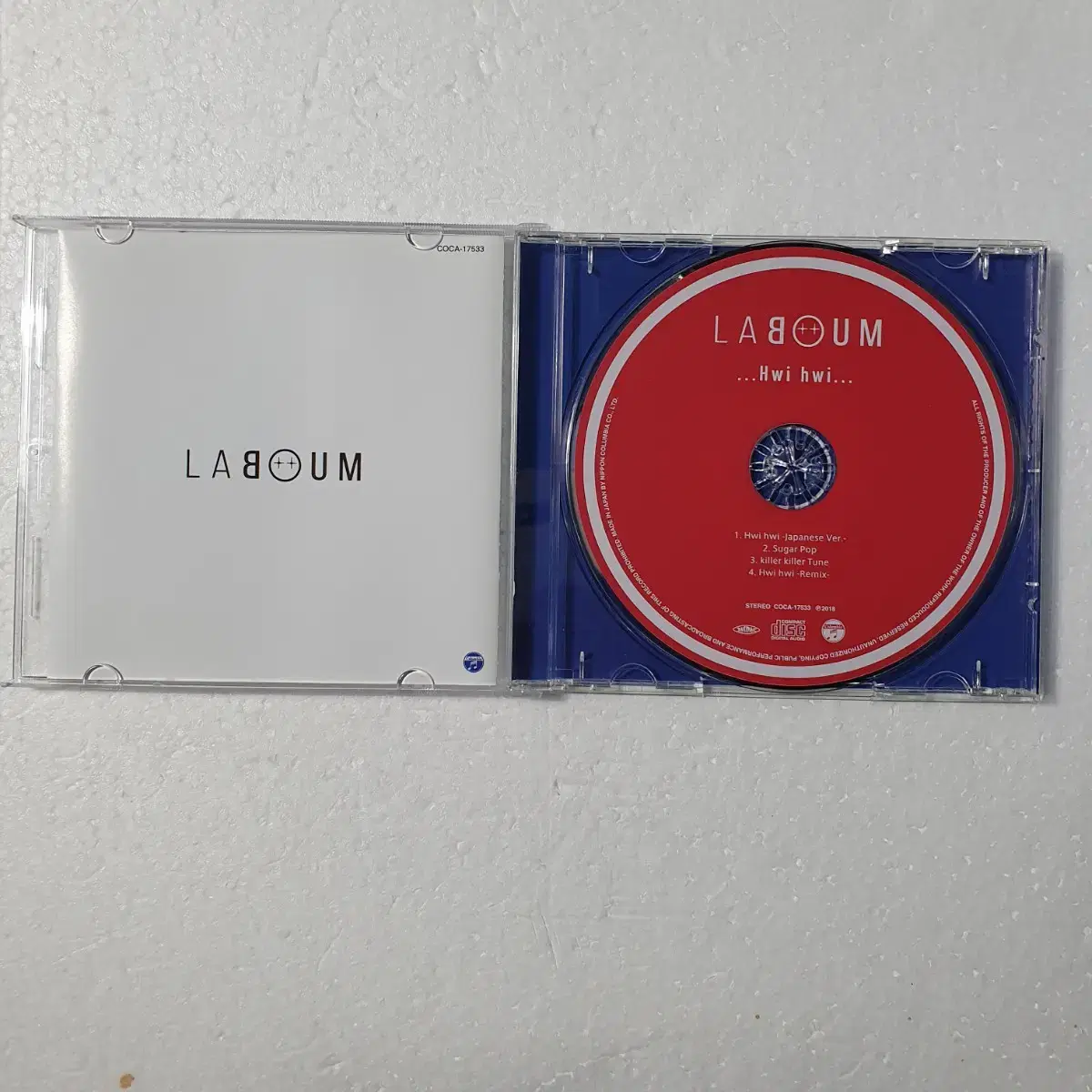 라붐 일본 싱글 CD Hwi hwi B타입 중고