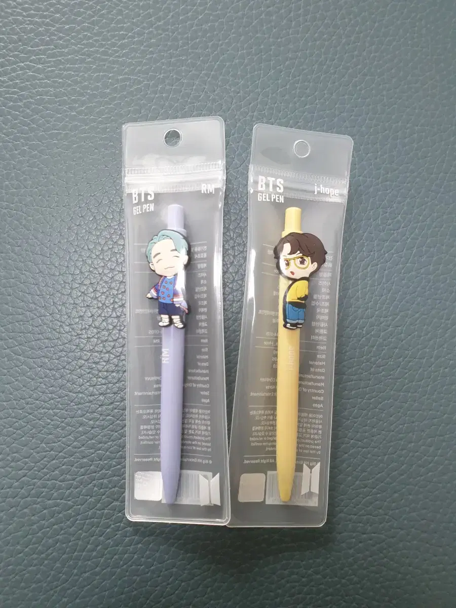 Bangtan pop up Gel Pen RM JHOPE 