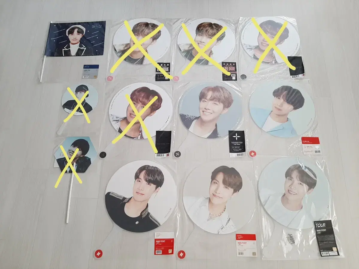 BTS j-hope sealed 6 pickets bulk sold.