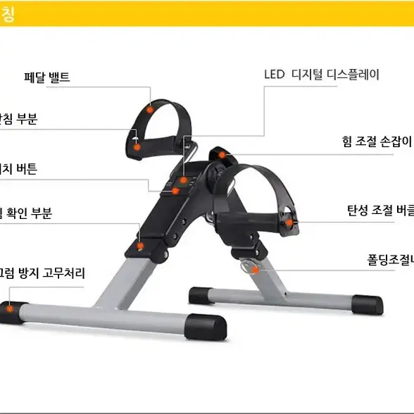 몸짱! 접이식 실내싸이클 / 휴대용 실내싸이클 홈트레이닝 실내자전거