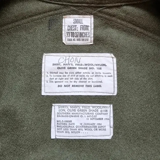 50's OG108 WooL Shirt